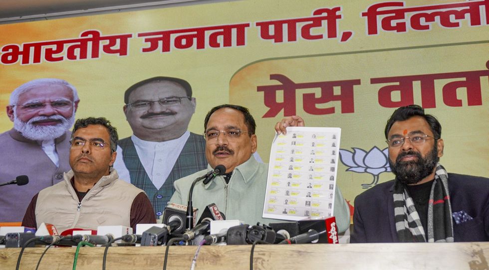 Delhi polls: BJP releases first list, former chief minister's son pitted against Kejriwal