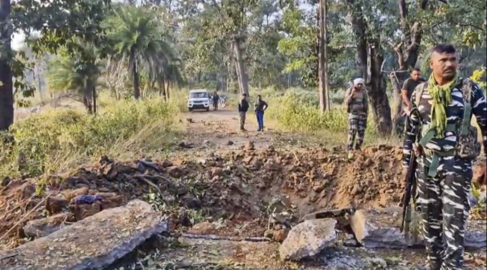 Nine killed as naxals blow up police vehicle in Chhattisgarh