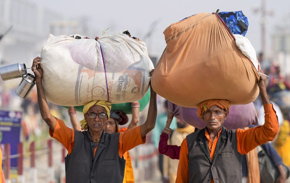 Maha Kumbh: Pilgrims face transportation challenges, many forced to walk over 30 km