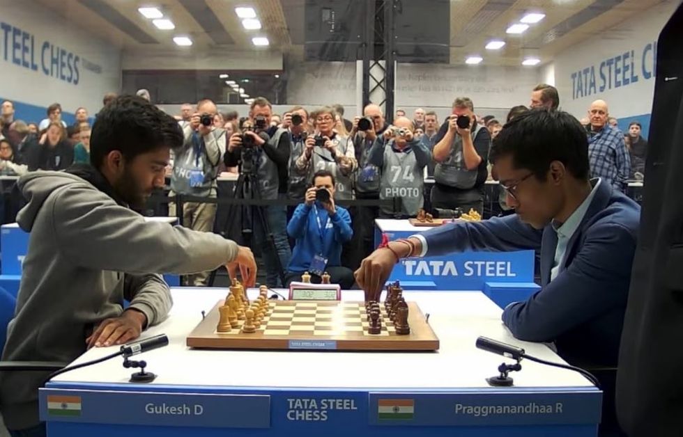 Tata Chess: Praggnanandhaa beats Gukesh to clinch title