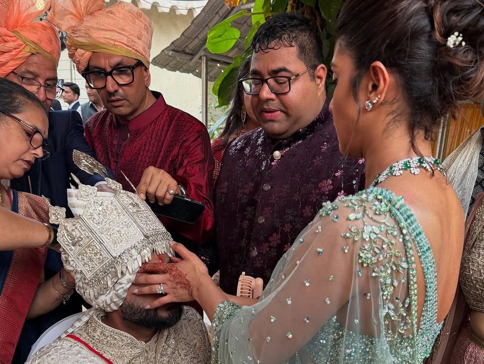 Priyanka Chopra spotted in an adorable sibling duty on brother Siddharth Chopra's wedding day