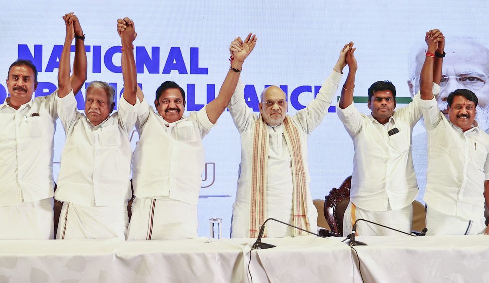 AIADMK, BJP join hands for 2026 Tamil Nadu polls