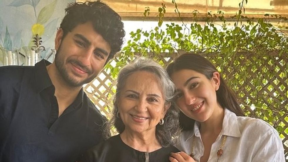 Grandmother Sharmila Tagore talks about Ibrahim Ali Khan's debut 'Nadaaniyan' says, 'film was not good, he tried his best'
