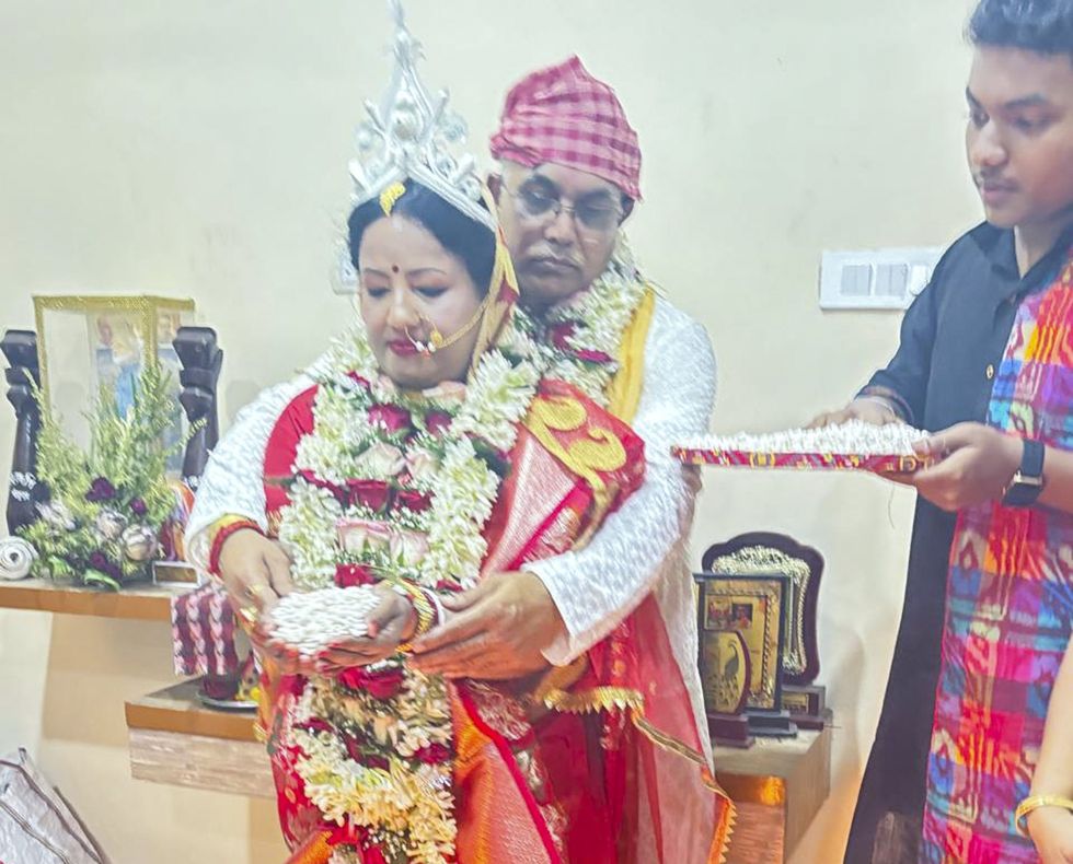 Bengal BJP leader Dilip Ghosh ties knot at 60, with party colleague