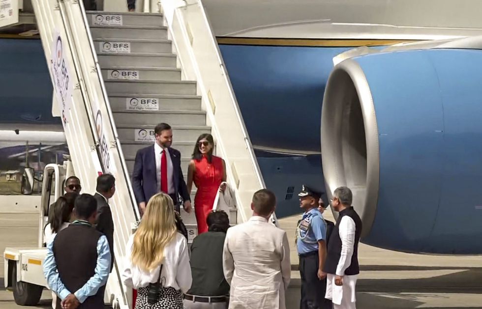 US vice president Vance, his family arrive in Delhi