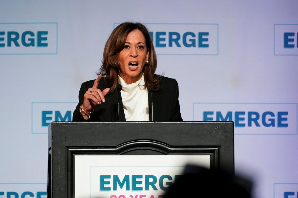 Trump leading US to a 'man-made economic crisis': Kamala Harris