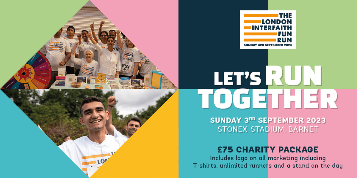 The third London Interfaith Fun Run is two days away