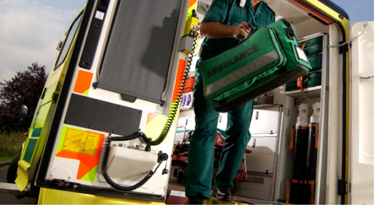 Paramedic allowed drunk woman to grope him in ambulance, court hears