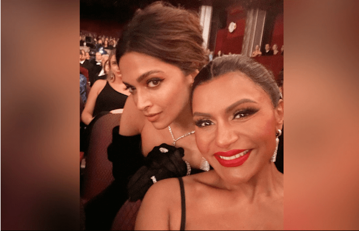 Mindy Kaling’s photos chilling with ‘brown beauties’ at Oscars after-party go viral