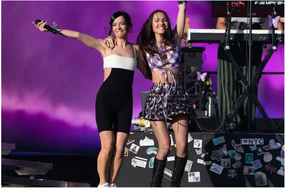 Olivia Rodrigo and Lily Allen sing ‘F*** You’ for the US Supreme Court for reversing Roe v. Wade