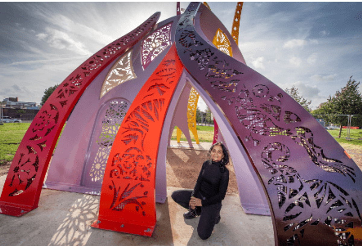 Sculpture installed in Leicester to commemorate arrival of Ugandan Asians