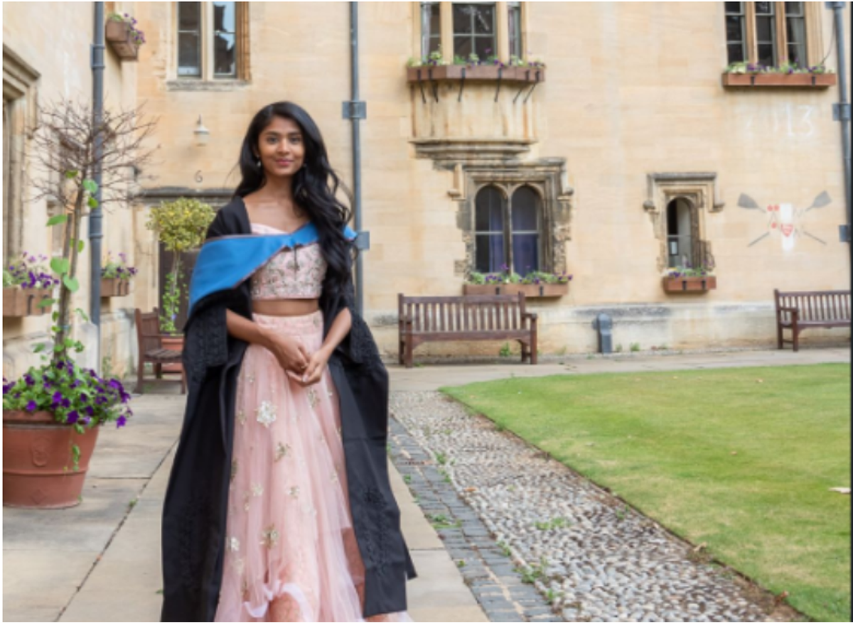 Oxford University graduate’s tribute to her grandfather wins hearts on social media