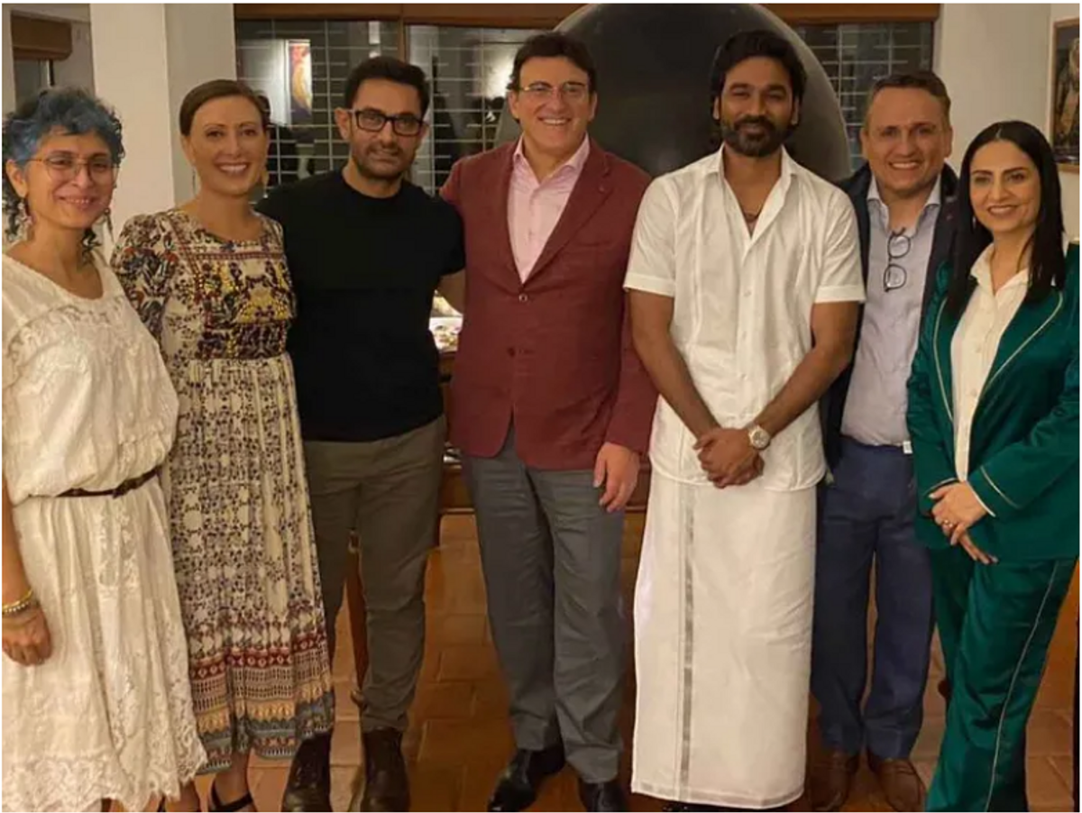 Aamir Khan makes up for missing The Gray Man premiere by hosting Russo Brothers and Dhanush with Gujarati dinner at home