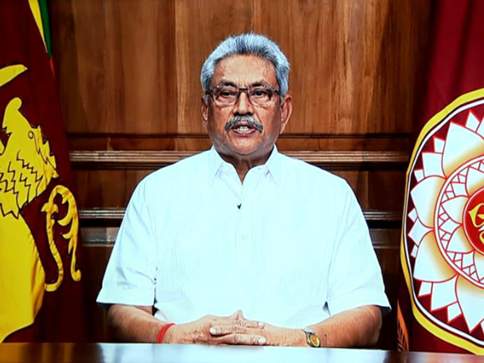 Sri Lanka president Gotabaya Rajapaksa quits via email from Singapore