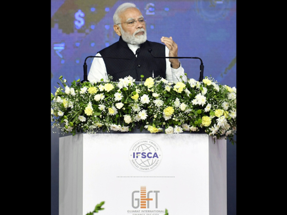 India now in league of US, UK in global financial sector: PM Modi
