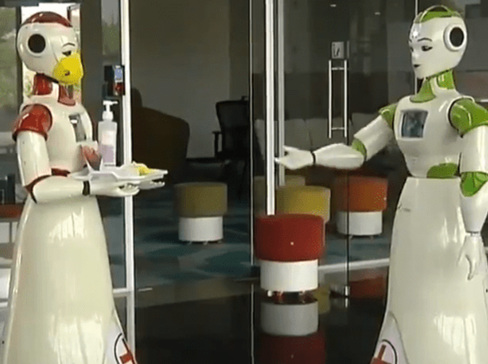 Robots join Kerala's battle against coronavirus