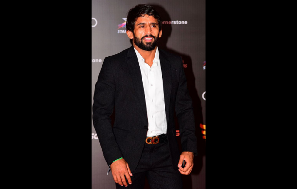 Bajrang Punia wins bronze in wrestling