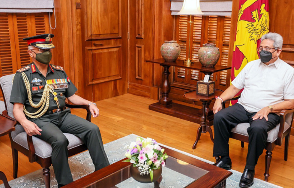 India Army chief inaugurates simulators gifted to Sri Lanka Army