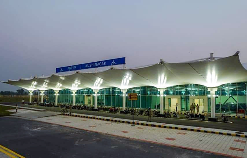 Modi inaugurates airport at Buddhist pilgrimage site