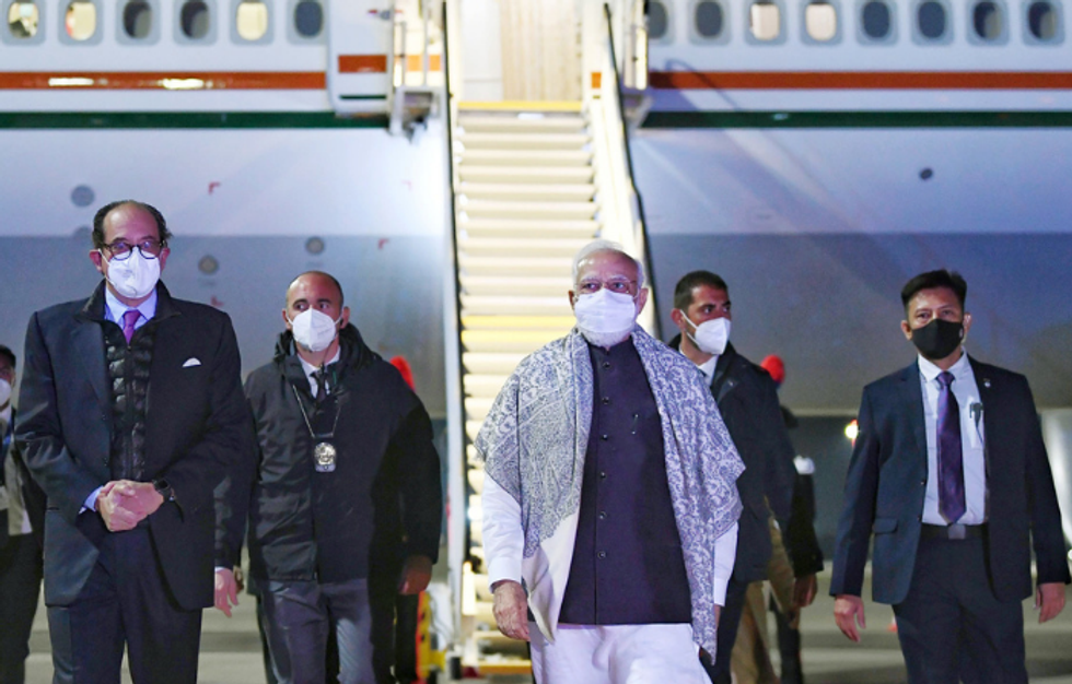 Modi arrives in Rome for G20 Summit, to meet heads of state