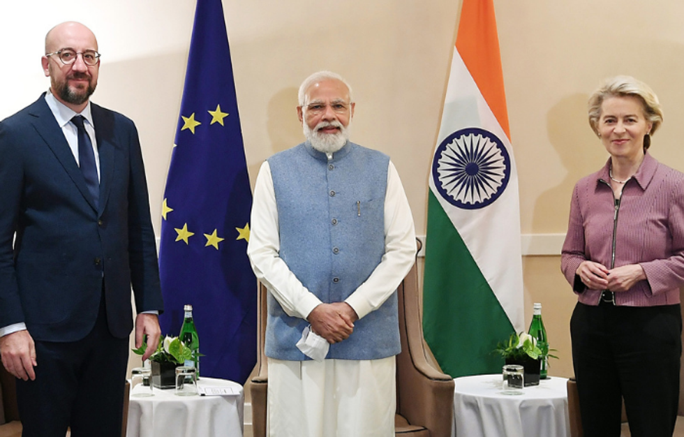 Modi holds extensive talks with top EU leaders