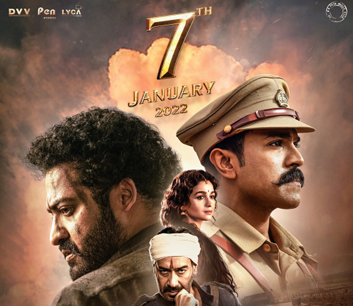 RRR Glimpse: SS Rajamouli’s film looks grand