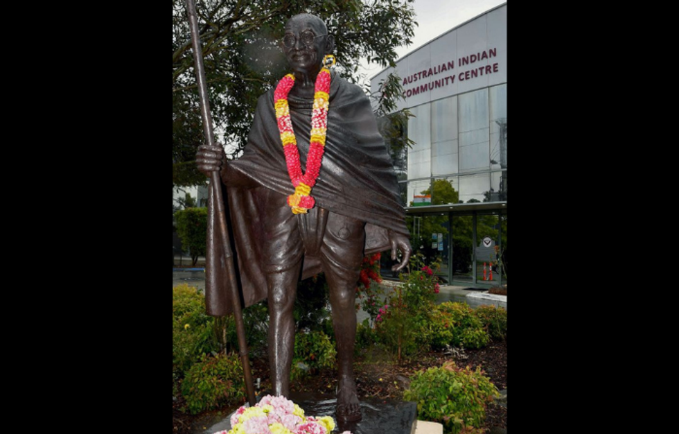 Australia PM Morrison slams vandalism of Mahatma statue in Melbourne