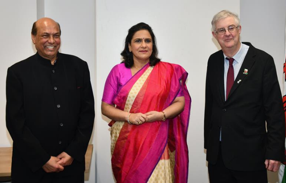 Wales first minister joins Diwali celebrations, inaugurates Namami Gange exhibition