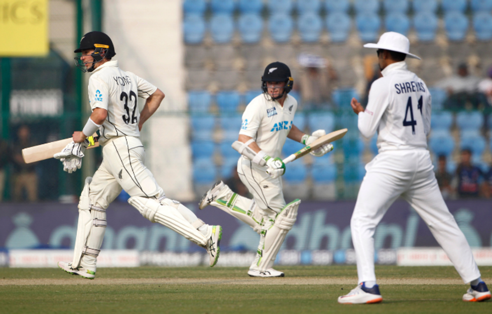 1st Test: India toil as New Zealand get solid start