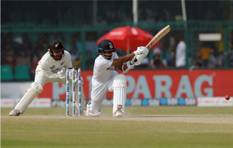 1st Test: NZ require 284 after cornered India fight back