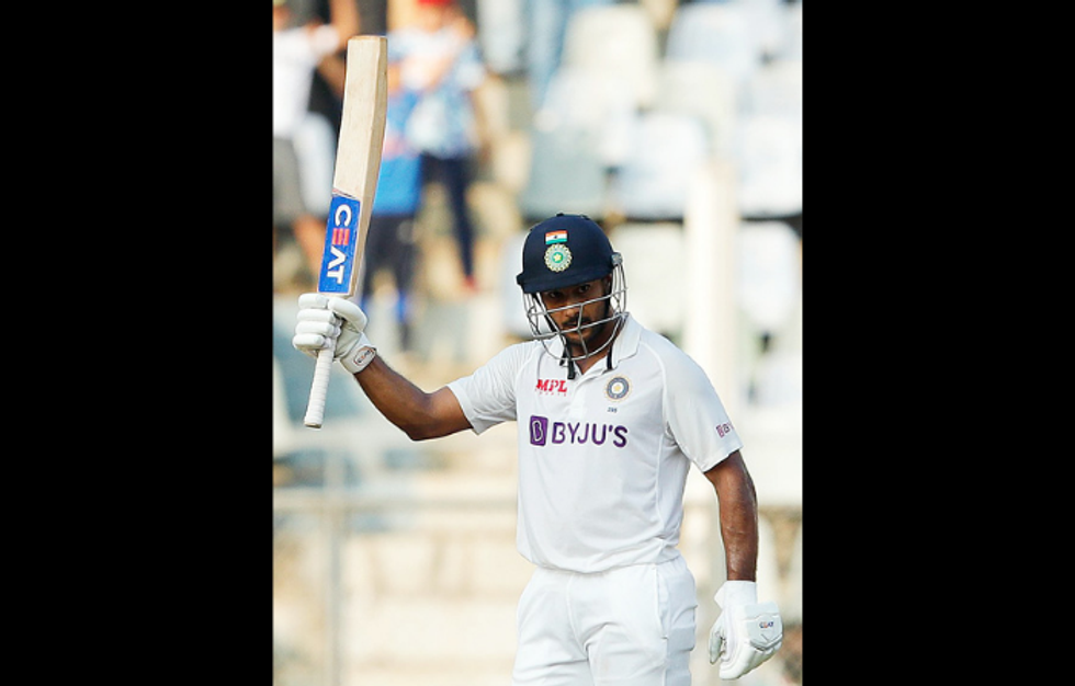 2nd Test vs NZ: Mayank Agarwal slams ton in see-saw battle on Day 1