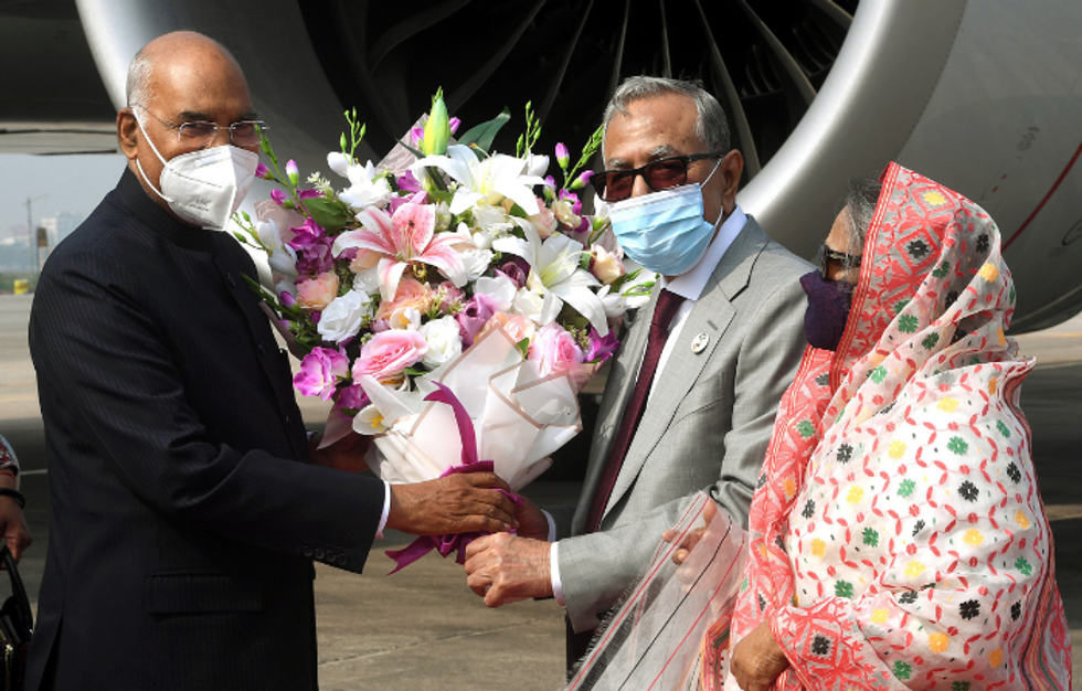 President Kovind reaches Bangladesh for 50th Victory Day