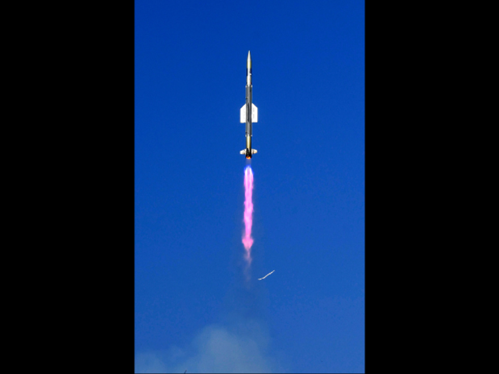 India test-fires VL-SRSAM missile from naval ship off Odisha coast