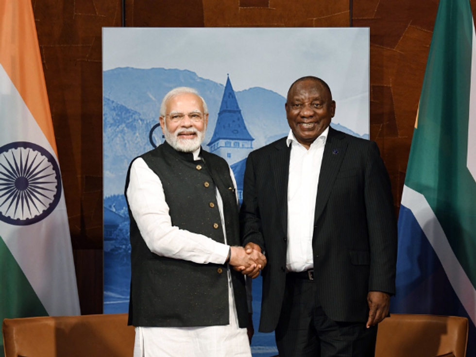When two BRICS allies met at G7 summit