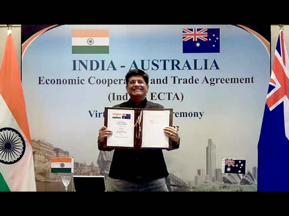 India agree to strengthen clean energy deal with Australia
