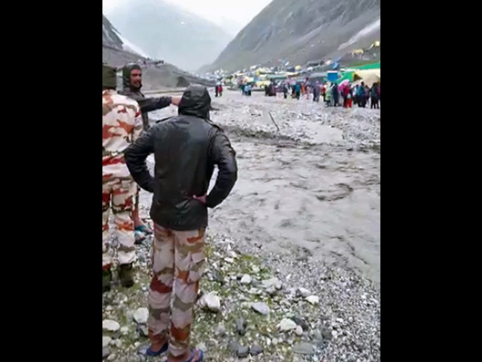 Cloudburst at holy Amarnath cave: At least 16 killed, many pilgrims missing