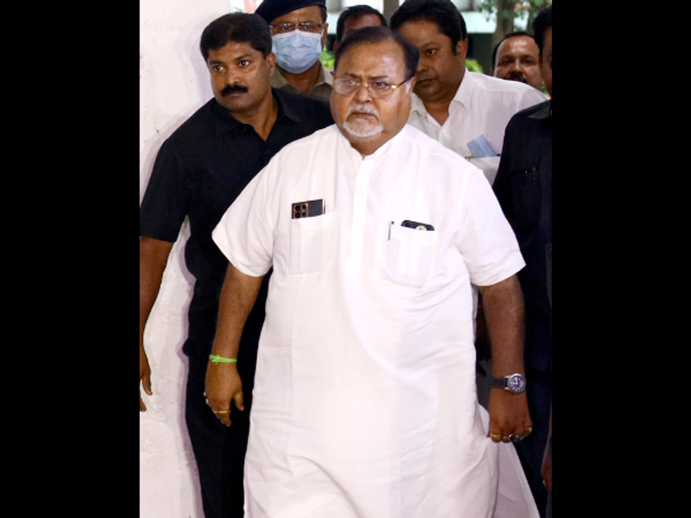 Indian politician, arrested in teacher recruitment scam, has luxury flat only for his dogs