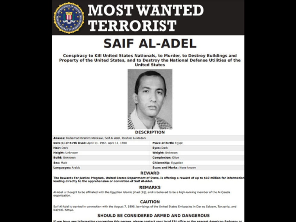 Who is Saif al-Adel, the 'Black Hawk Down' man likely to succeed al-Zawahiri as next Al Qaeda chief