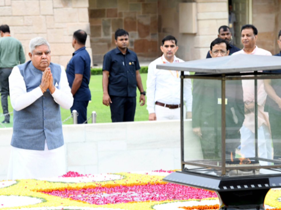 Jagdeep Dhankhar, a farmer's son, takes oath as India vice president