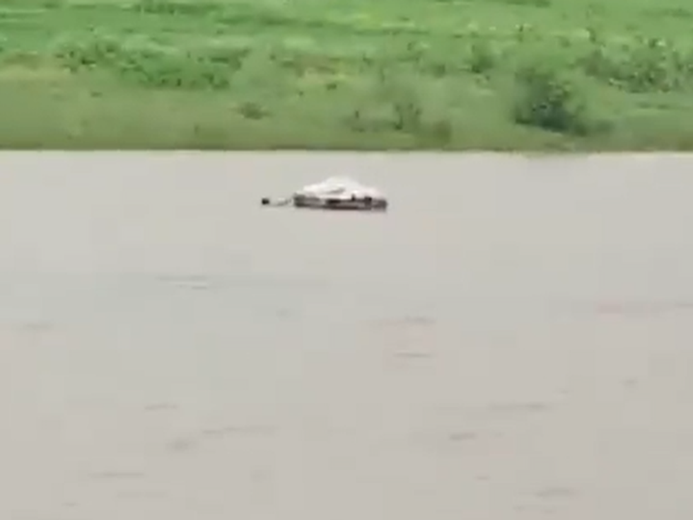 WATCH the other India@75: Madhya Pradesh villagers tie dead man to floating tube to cross flooded river for last rites