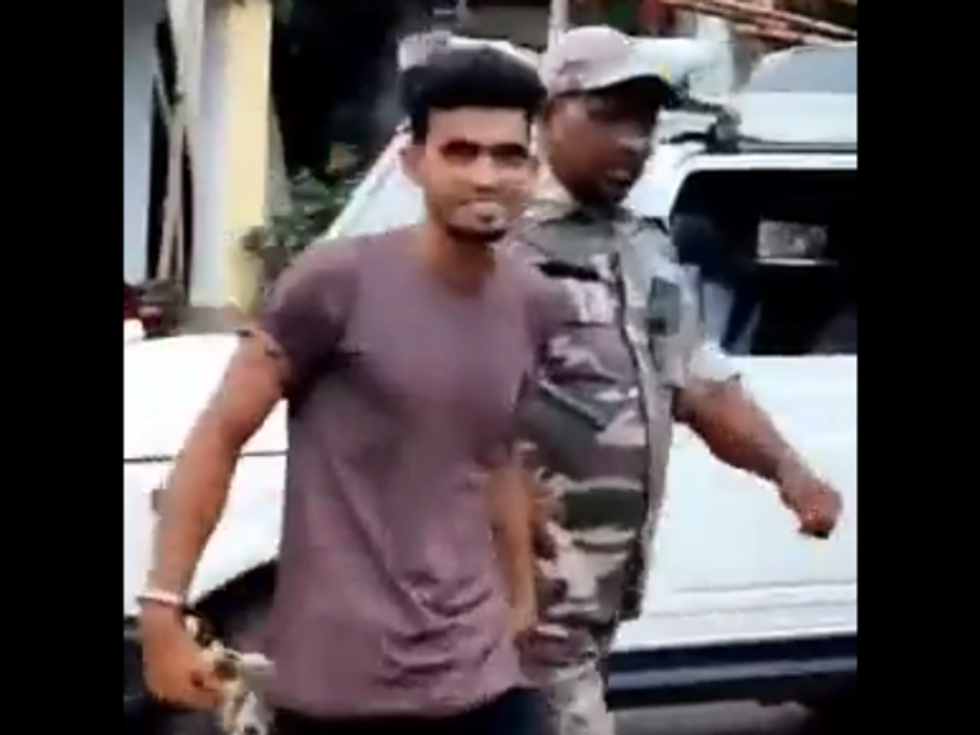 WATCH: Indian youth, accused of burning teen to death, seen smiling in police custody: 'No remorse'