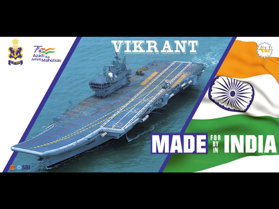 IAC Vikrant: India fast moving to become major global power, says Russian envoy in Delhi