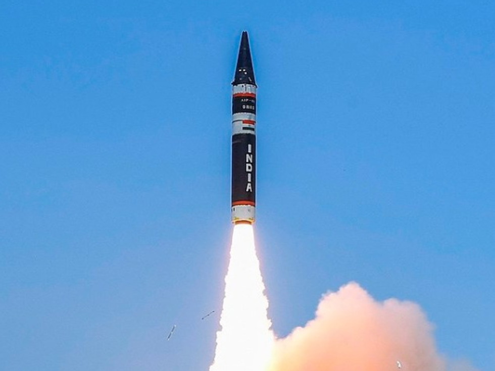 India test-fires medium-range ballistic missile Agni Prime