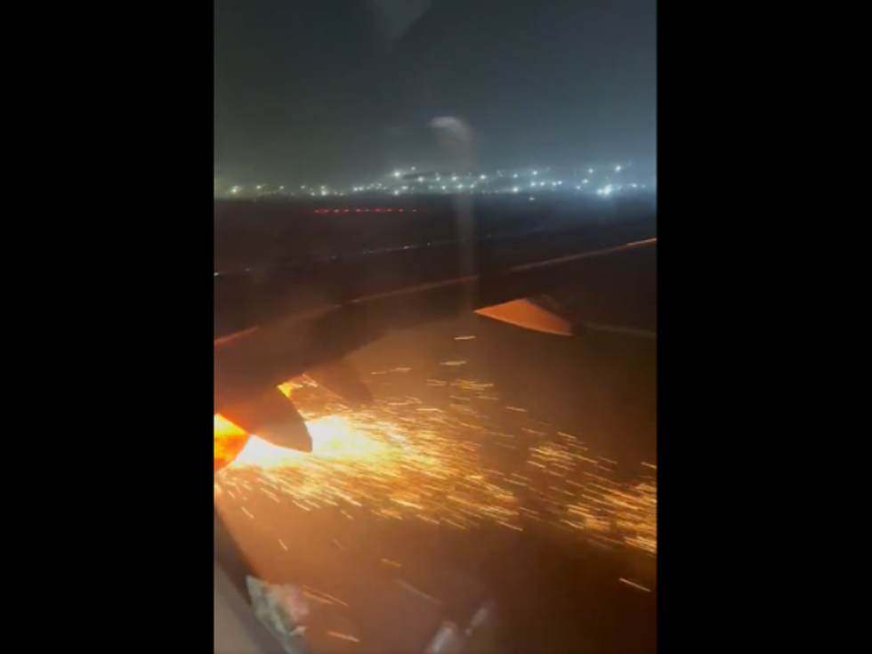 WATCH: Plane engine catches fire during takeoff at Delhi airport; India probes incident