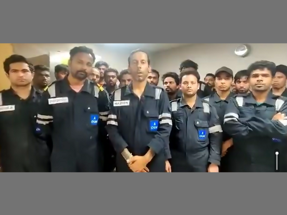 Sixteen Indian sailors send SOS after getting detained in Africa's Equatorial Guinea; India says doing its best to release