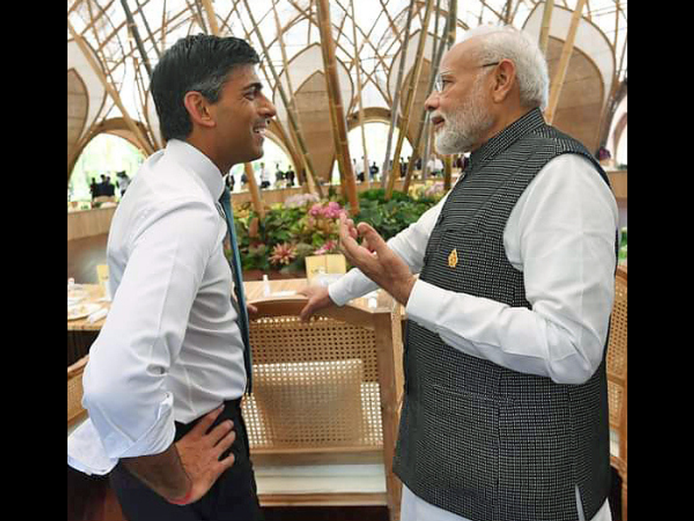 Modi meets Sunak on sidelines of G20 summit in Bali