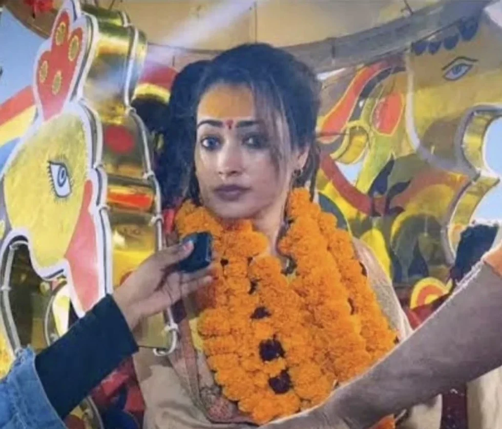 At Maha Kumbh Mela, ‘beautiful sadhvi’ is making waves