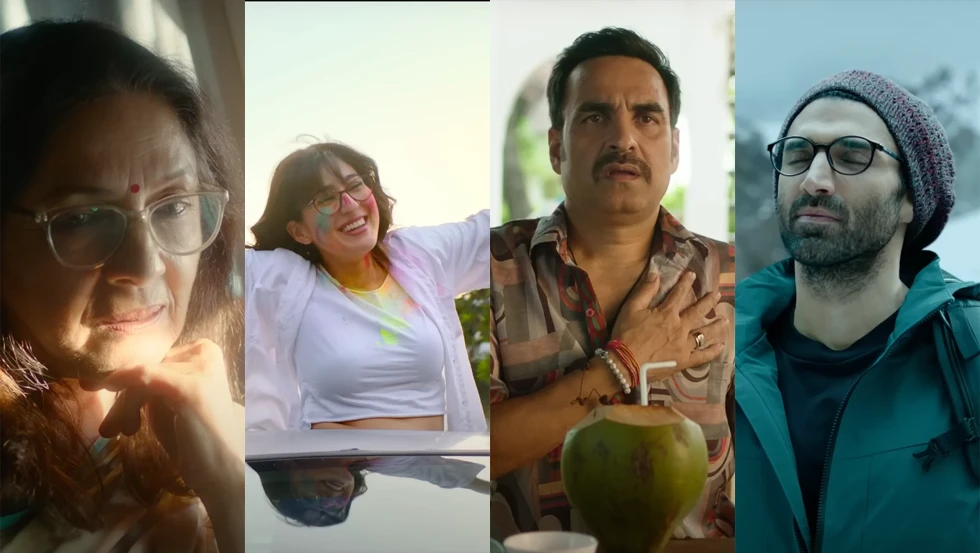 Metro In Dino first look: Aditya Roy Kapur, Sara Ali Khan, Pankaj Tripathi, Neena Gupta navigate modern love in Anurag Basu’s final chapter