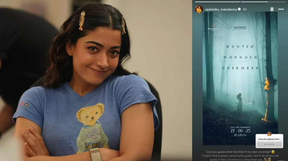 Rashmika Mandanna unveils fierce warrior look, teases title reveal for upcoming film