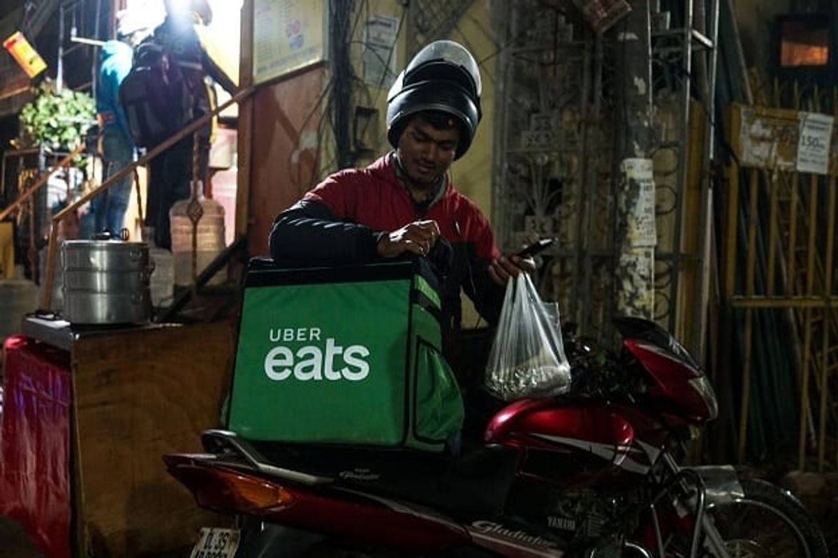 India Uber sells food delivery service